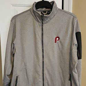 Philadelphia Phillies Gray Long Sleeve Fleece Women's XL DUNBROOKE